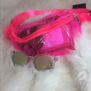 Pink fanny pack